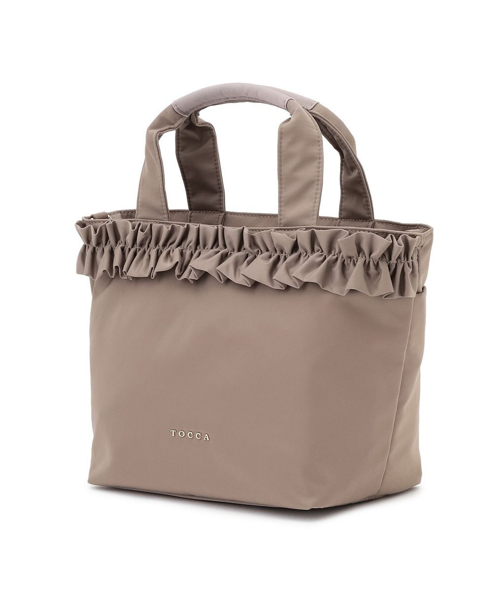 TOCCA 【ショルダー取り外し可能】FRILL GARLAND NYLONTOTE  トートバッグ 
