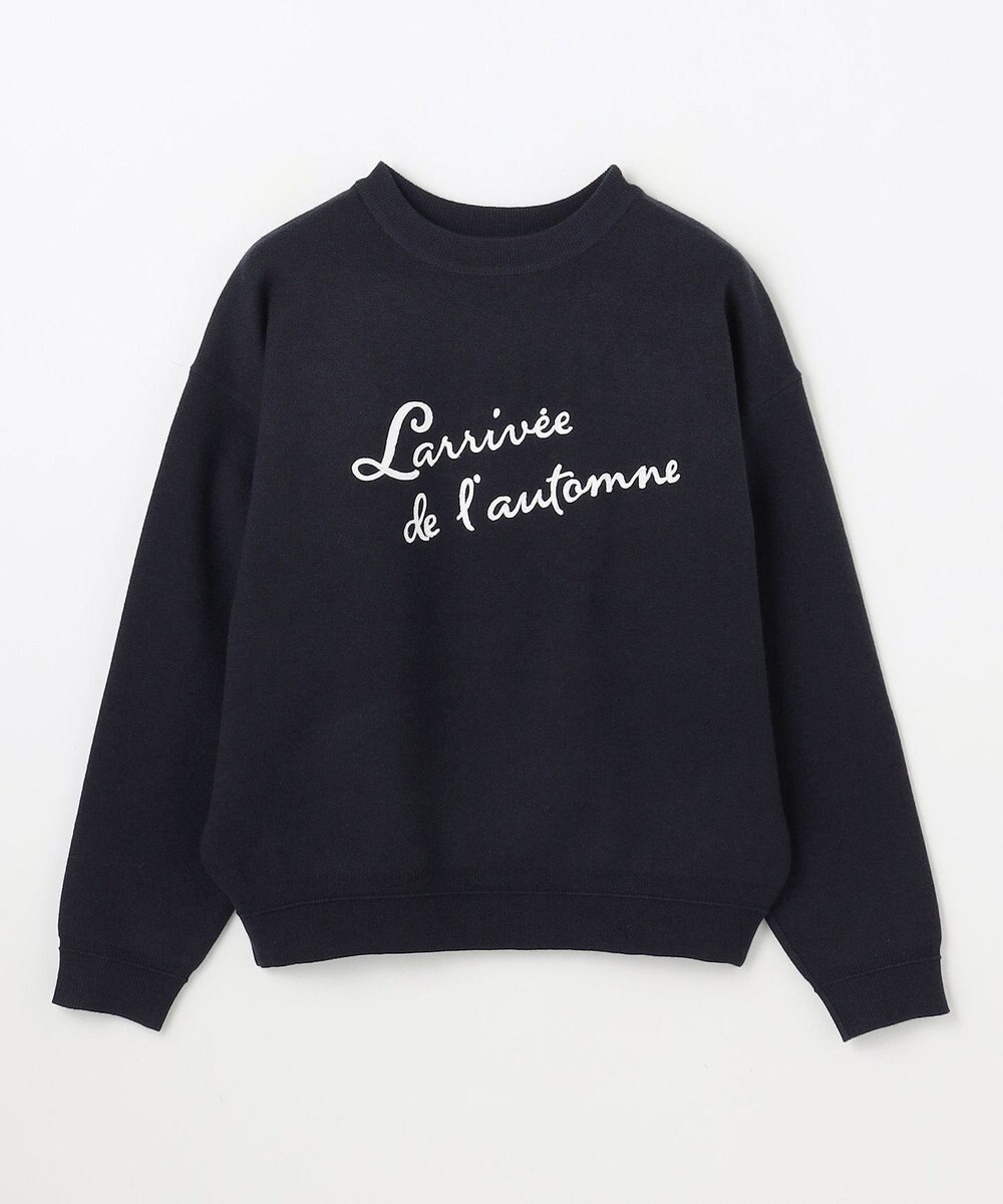 ANY 刺繍ロゴニット 