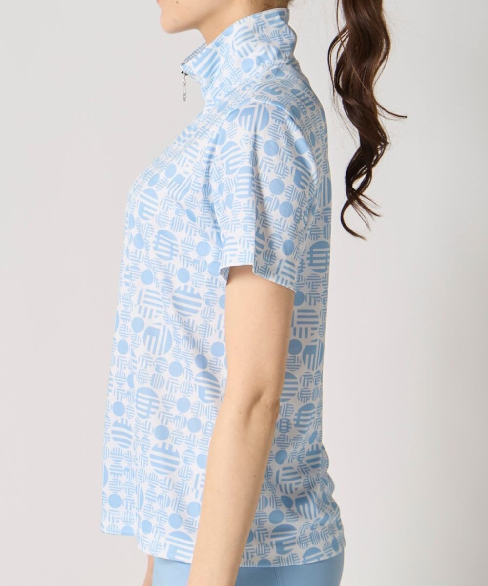 FILA GOLF／marie claire 【Marie claire sports】ハーフジップ半袖シャツ 