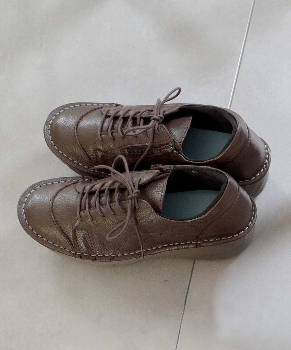 Pointer 本革超軽量レースアップスニーカー 