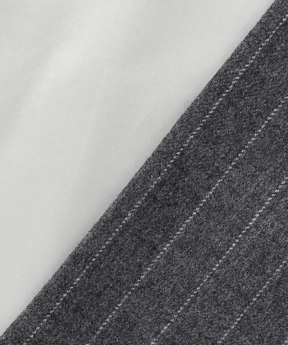 BEIGE， DELAND / ウールピンストライプダブルジャケット 