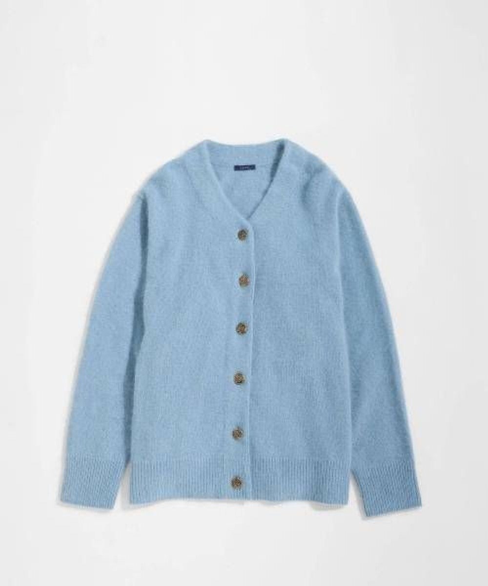 LENO BRUSHED CARDIGAN へアリーニットカーディガン 