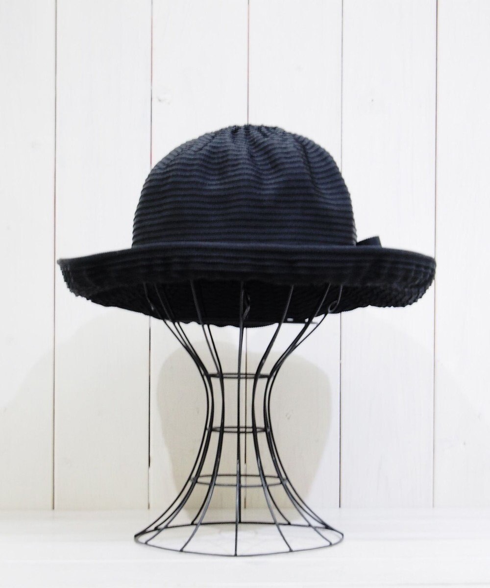 石田製帽 〈25SS新作〉グログランリボン ソフトハット 