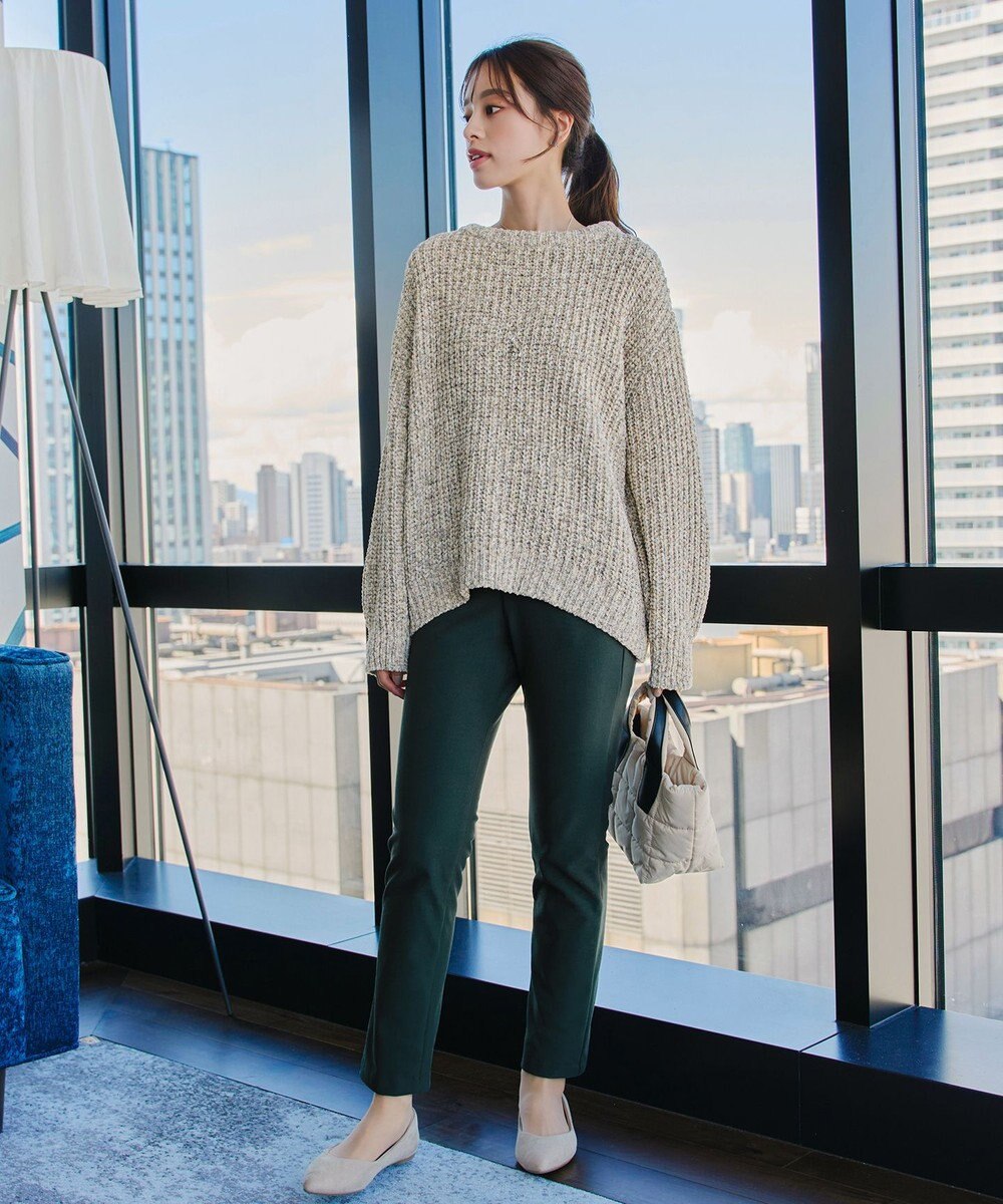 Tiaclasse 【洗える】MIXモールニットプルオーバー 