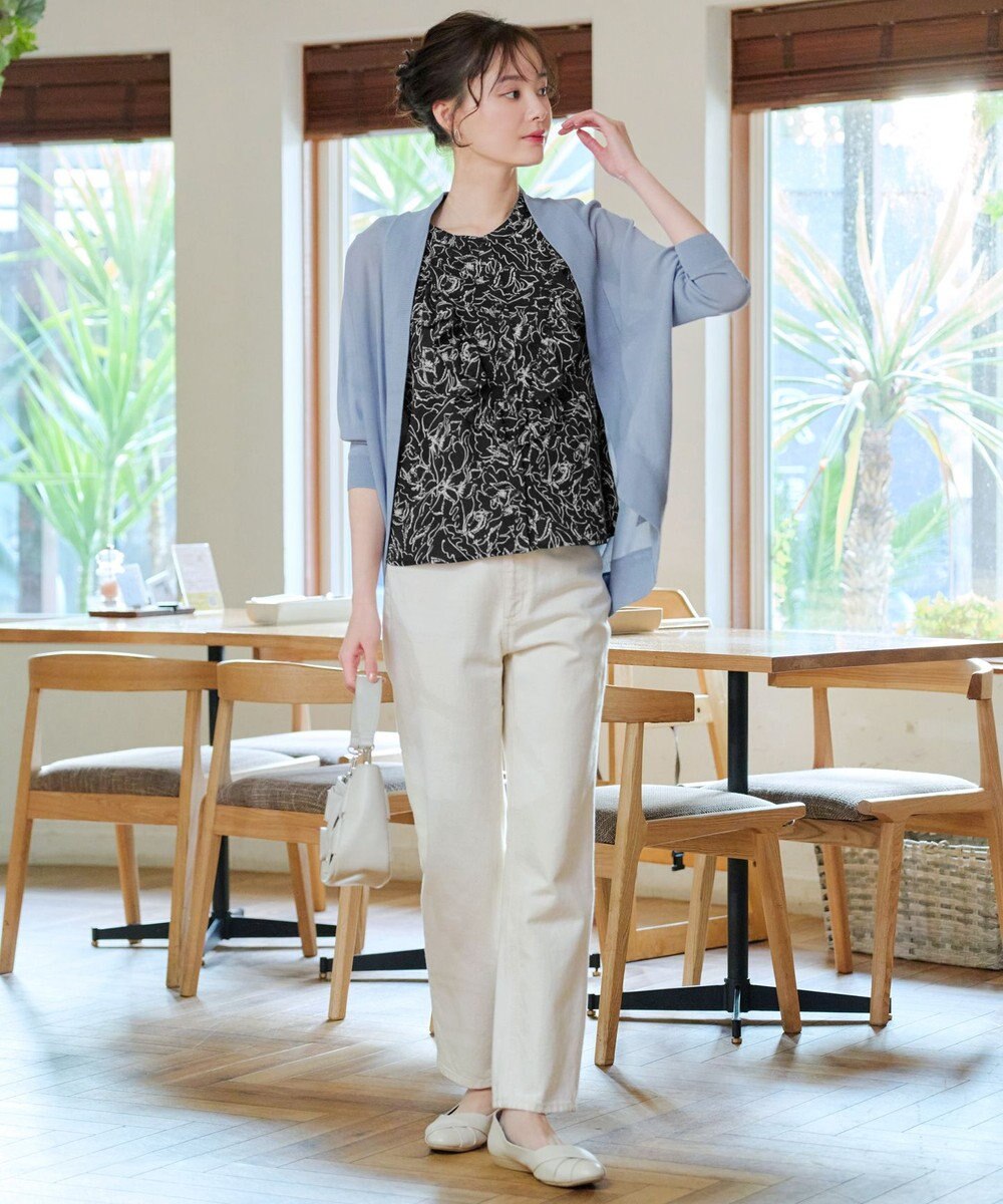 Tiaclasse L 【洗える】体型カバーも叶うドルマンニットカーディガン 