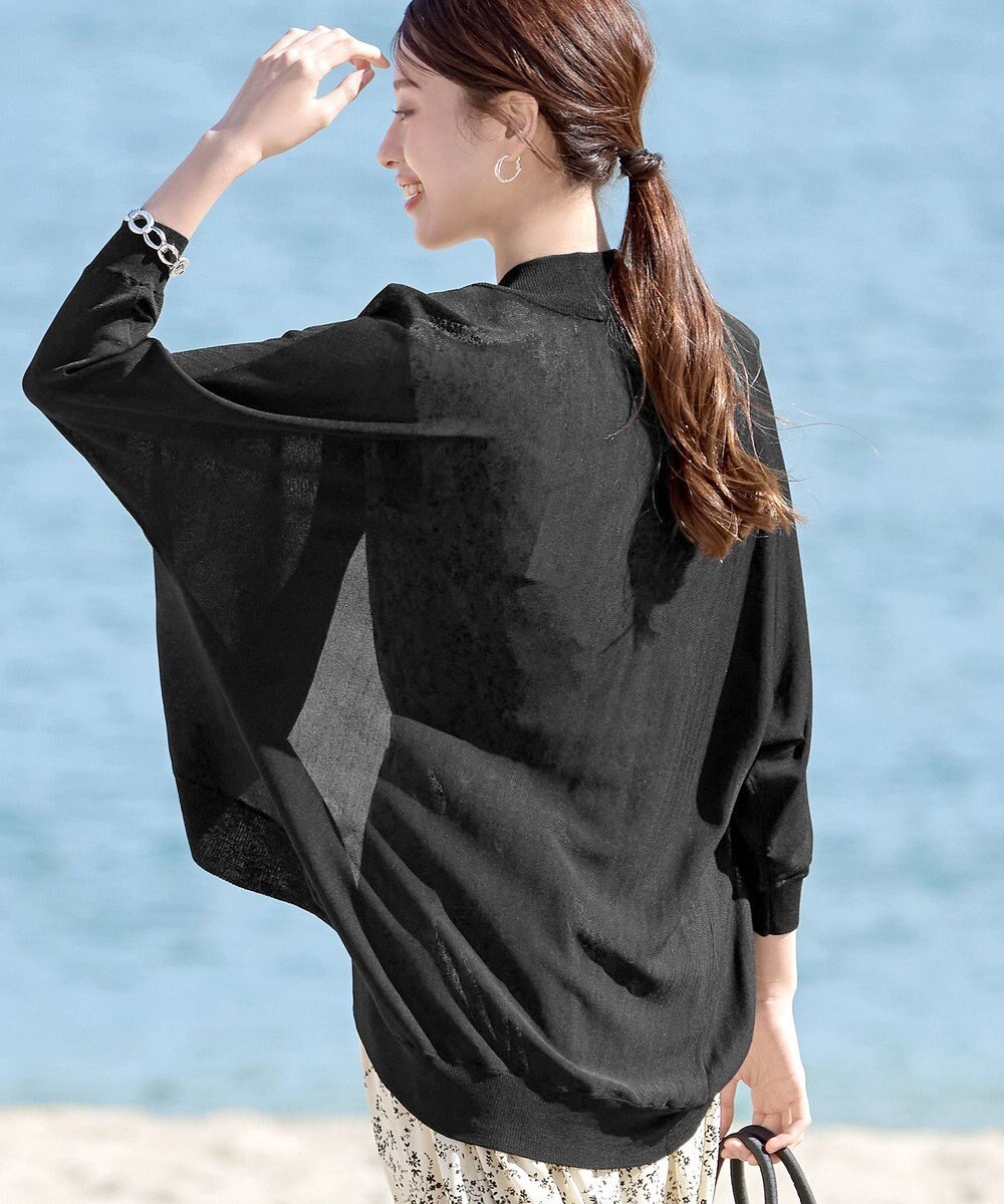 Tiaclasse L 【洗える】体型カバーも叶うドルマンニットカーディガン 