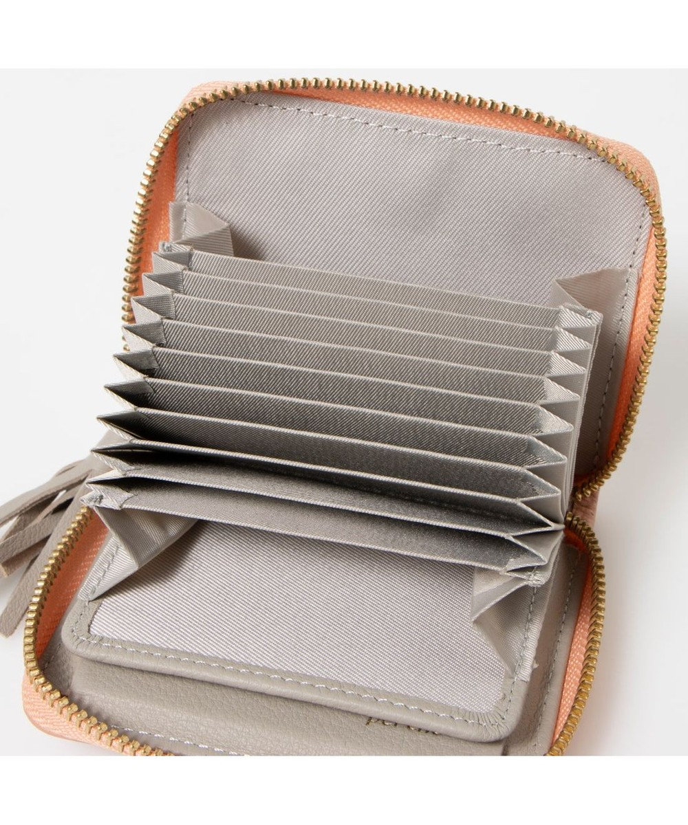 UNBILLION ペルケ perche / ドット型押し・ジャバラカードウォレット 