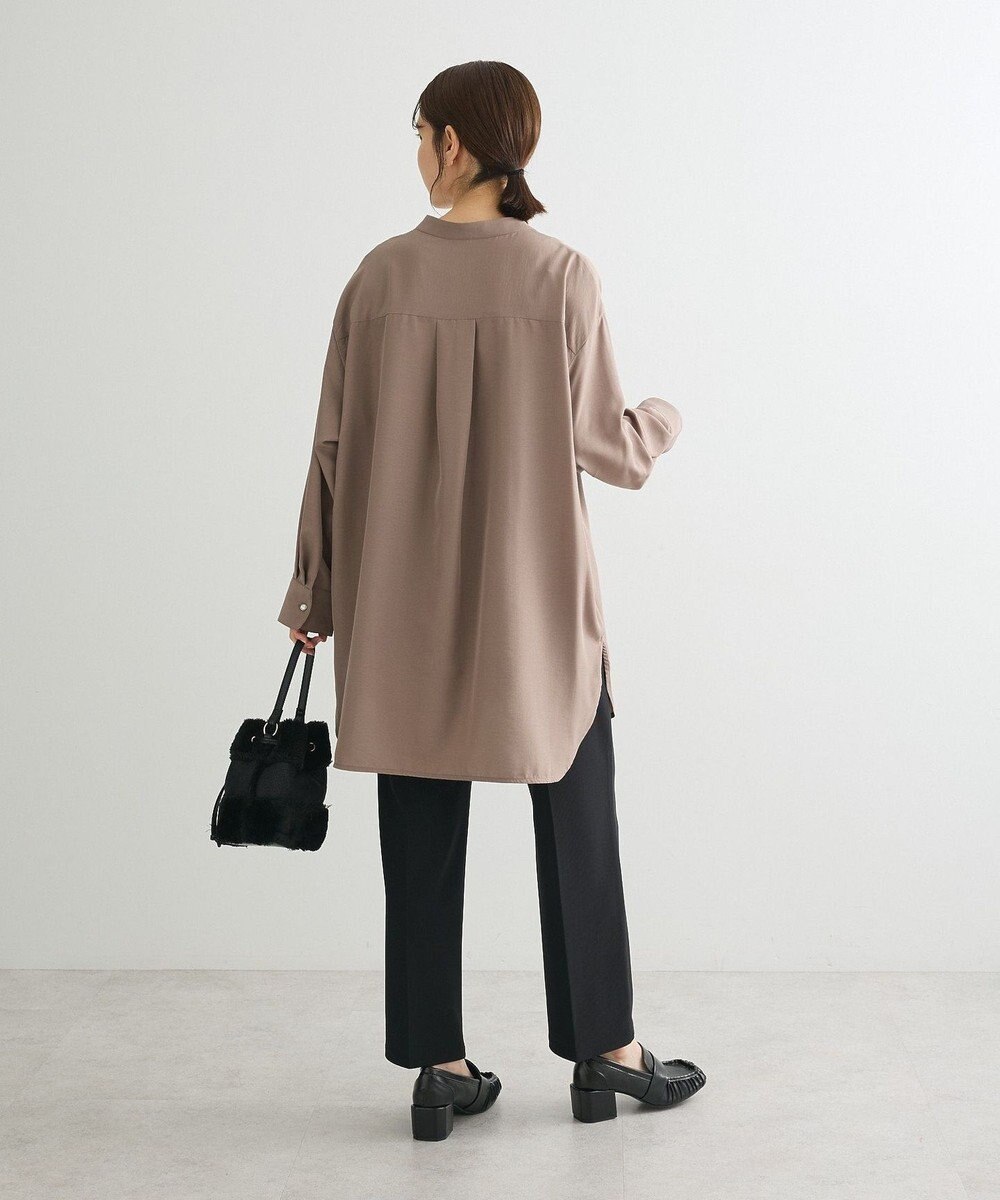 Green Parks ・ＥＬＥＮＣＡＲＥ　ＤＵＥ　イロイロ釦シャツチュニック 