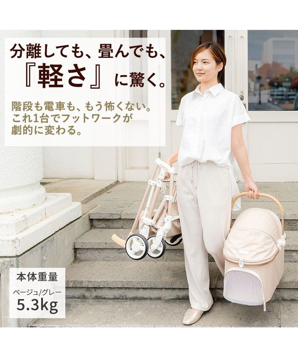 PET PARADISE smooca mini ペットカート 《グレー》 
