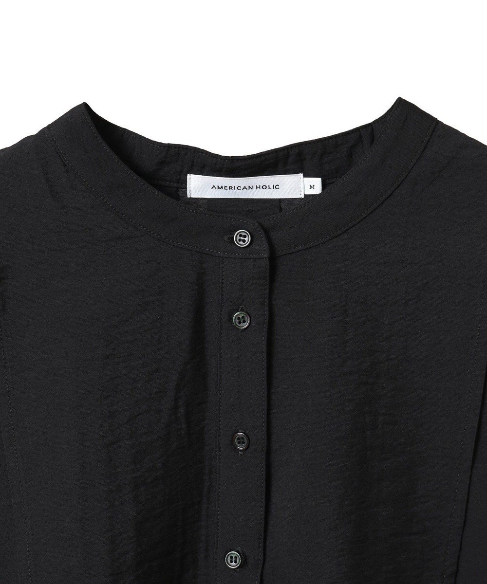 AMERICAN HOLIC 【WEB限定】接触冷感バンドカラーチュニック 