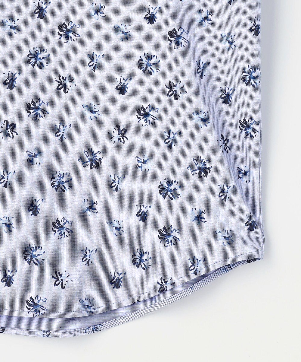 JOSEPH ABBOUD 【ジャージー素材・ストレッチ・イージーケア】コンパクトジャージープリント シャツ 