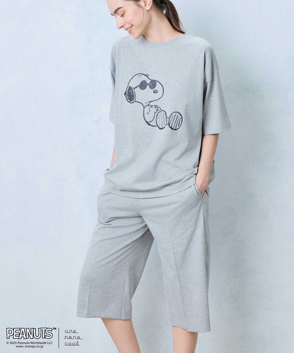 une nana cool 【綿混】やわらか天竺パジャマ PEANUTS × une nana cool 