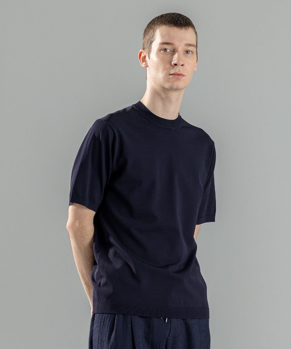 JOSEPH HOMME 【WEB限定カラーあり】【洗える/ストレッチ】リュクスレーヨン　クルーネック半袖ニット 