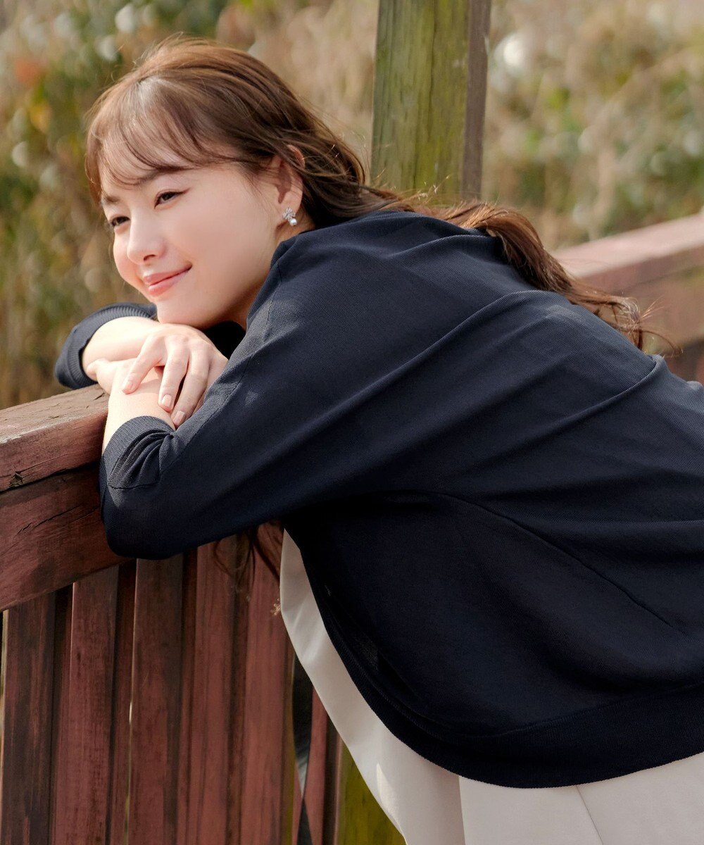 Tiaclasse L 【洗える】体型カバーも叶うドルマンニットカーディガン 