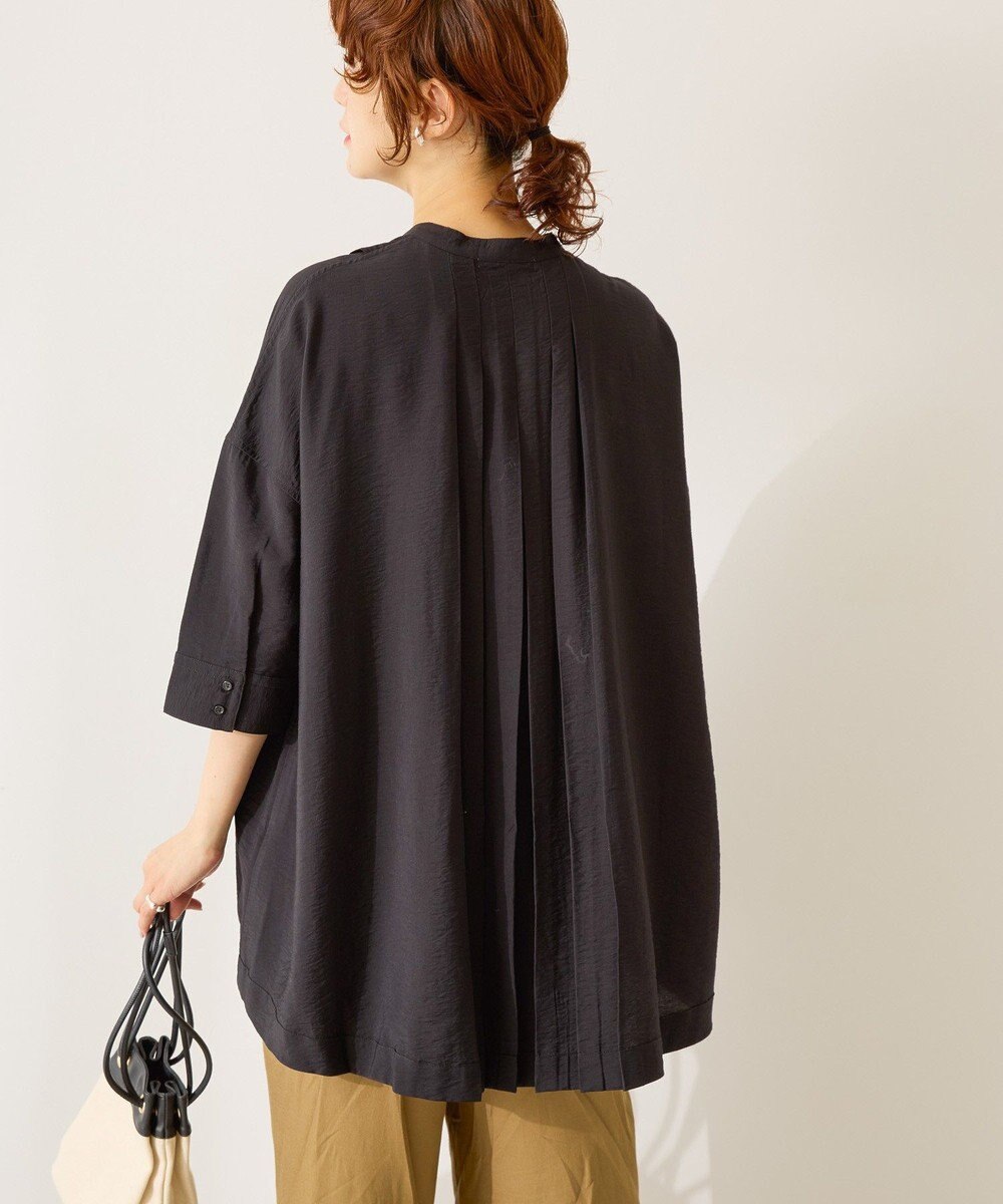 AMERICAN HOLIC 【WEB限定】接触冷感バンドカラーチュニック 