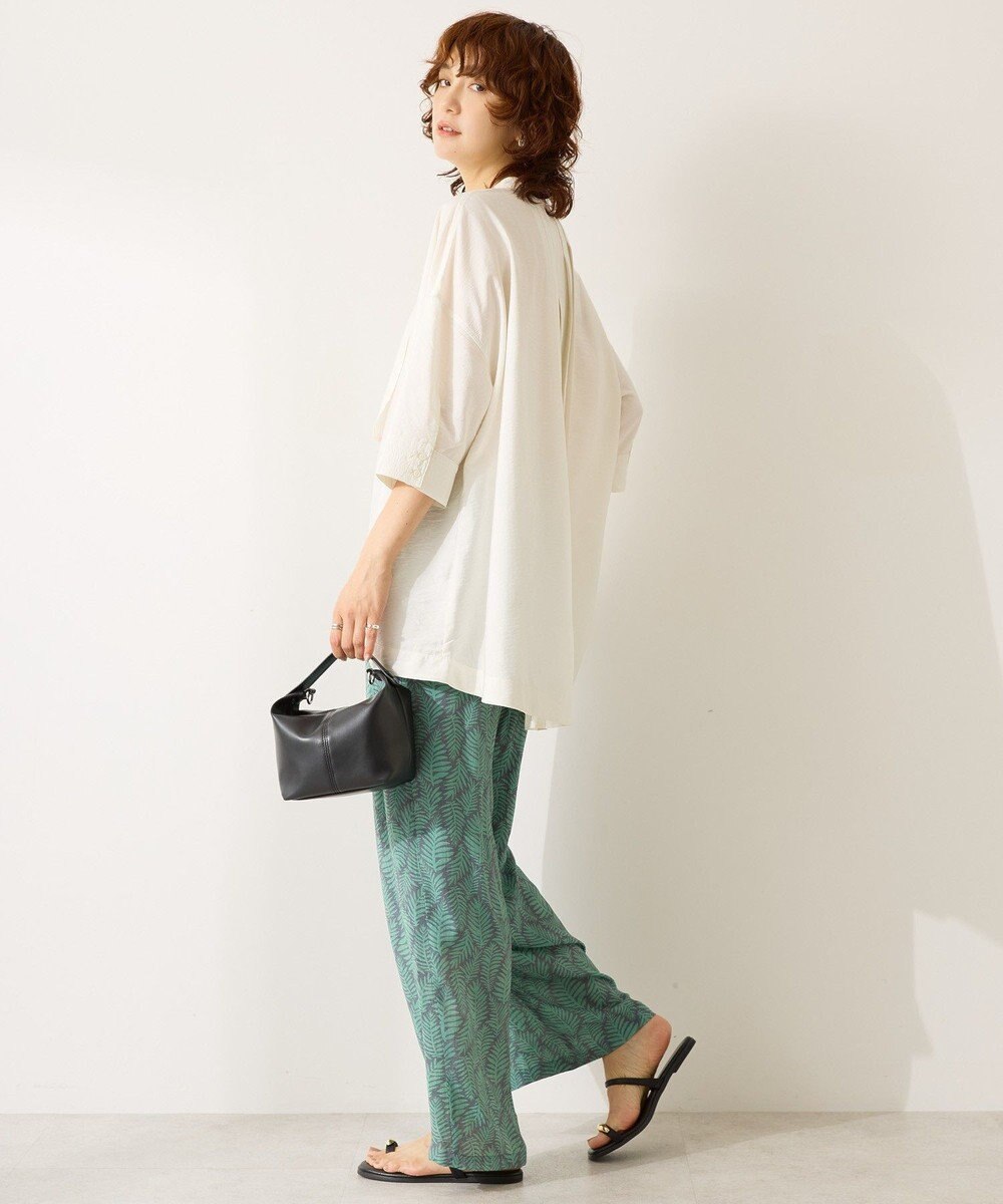 AMERICAN HOLIC 【WEB限定】接触冷感バンドカラーチュニック 