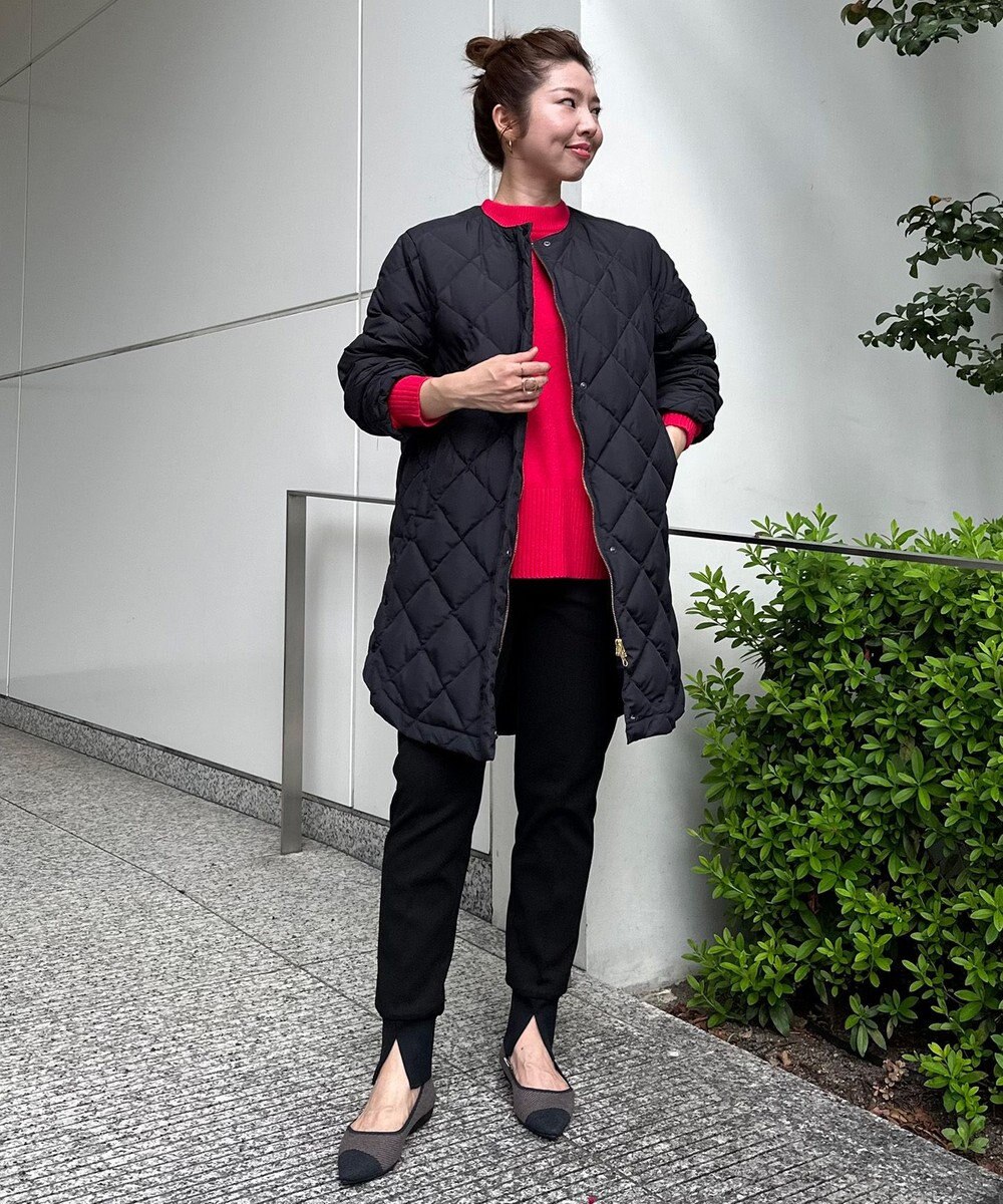 UNFILO 【自宅で洗濯OK / 軽量で暖かい】TAIONコラボ 2WAY キルティングダウン 