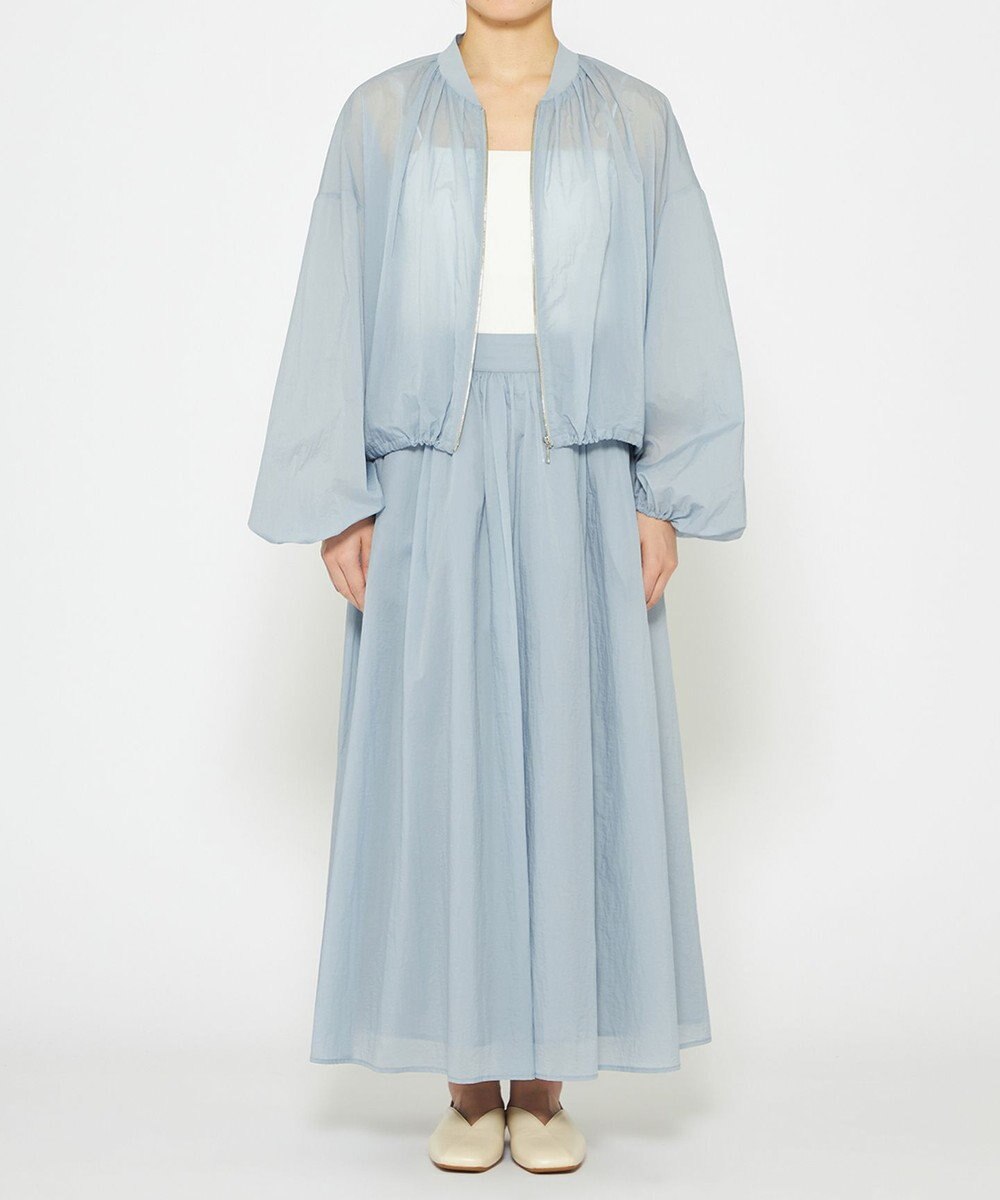 uncrave 【撥水・洗濯機洗い可】シアープルーフナイロン フレアスカート（uncrave STANDARD） 