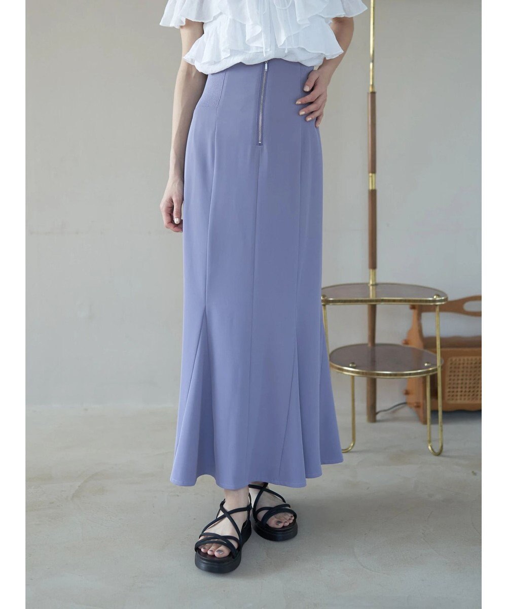 earth music&ecology バックレースサイドリブマーメイドスカート 