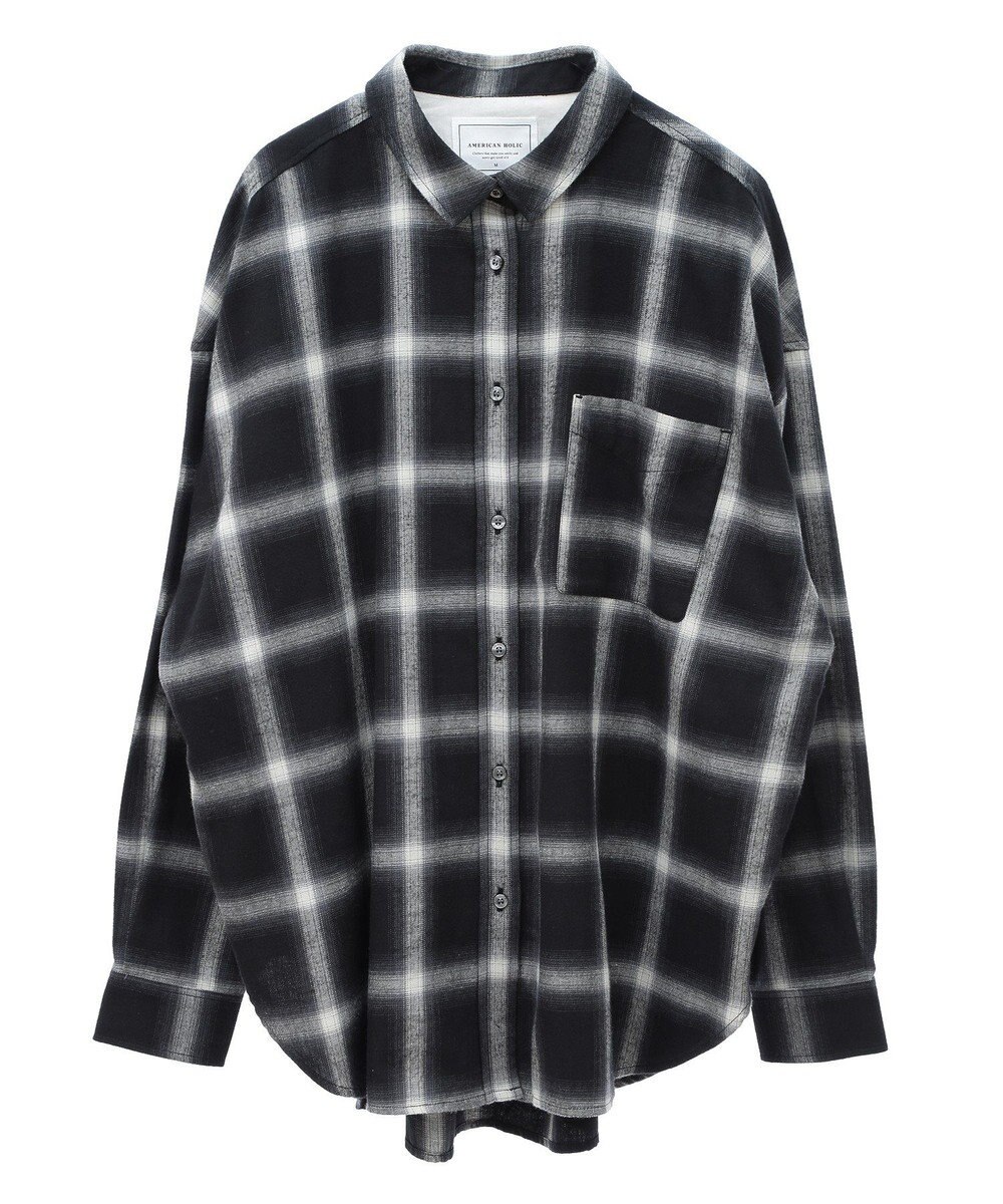 AMERICAN HOLIC バックタックチェックビエラシャツ 