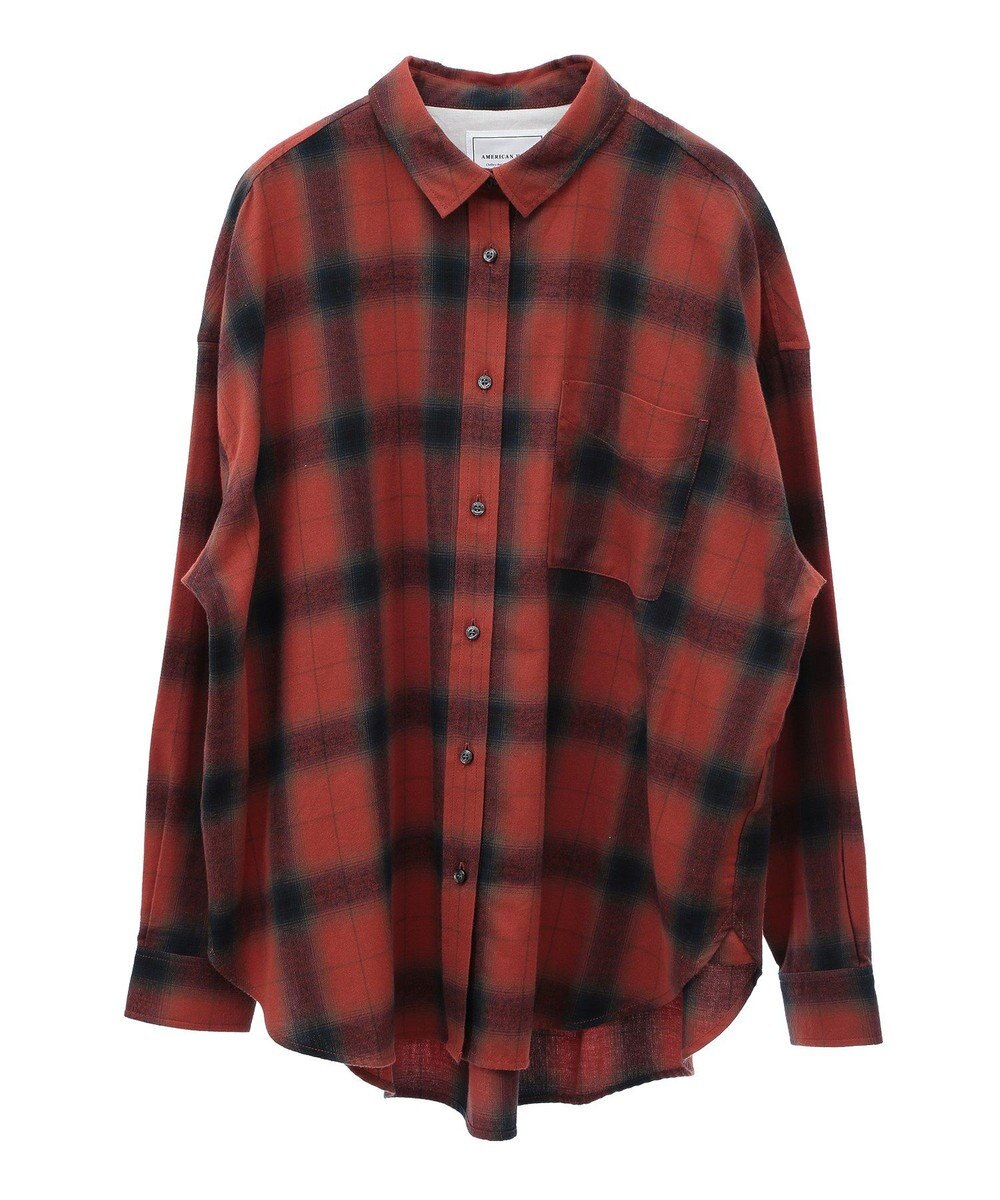 AMERICAN HOLIC バックタックチェックビエラシャツ 