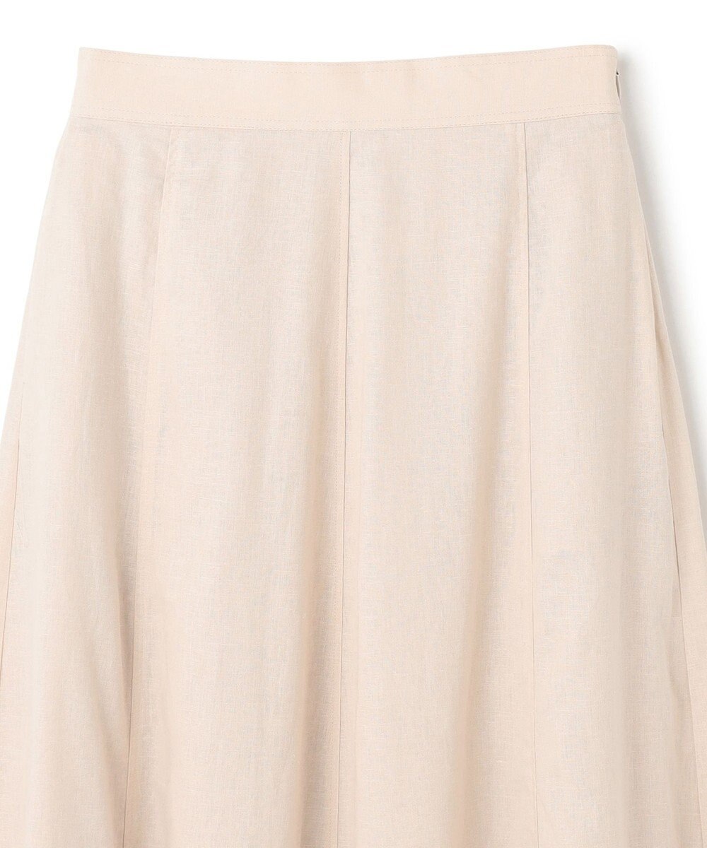 UNFILO リネンレーヨン セミフレアスカート 