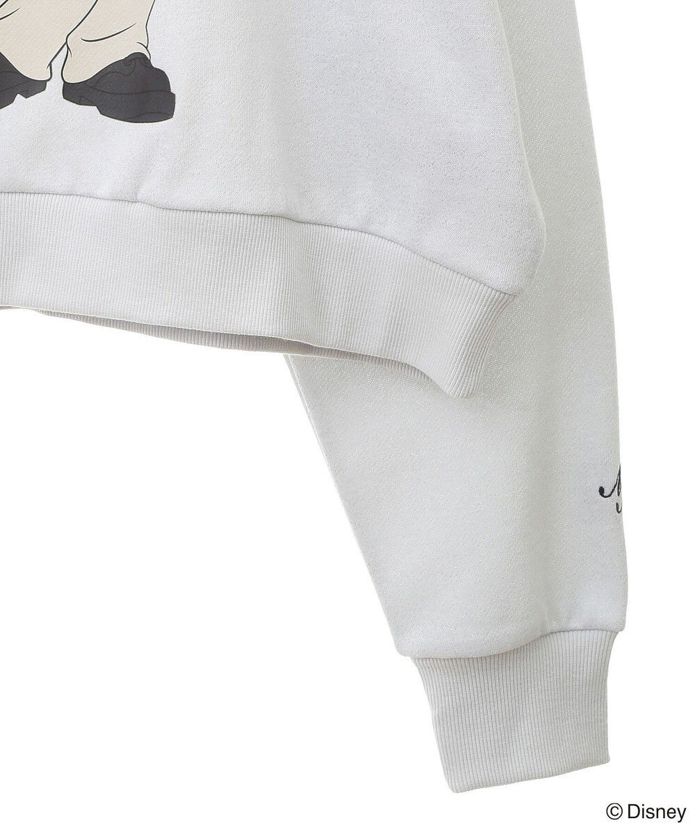 Green Parks ミッキー＆フレンズ／ラメ裏毛ショートプルオーバー 