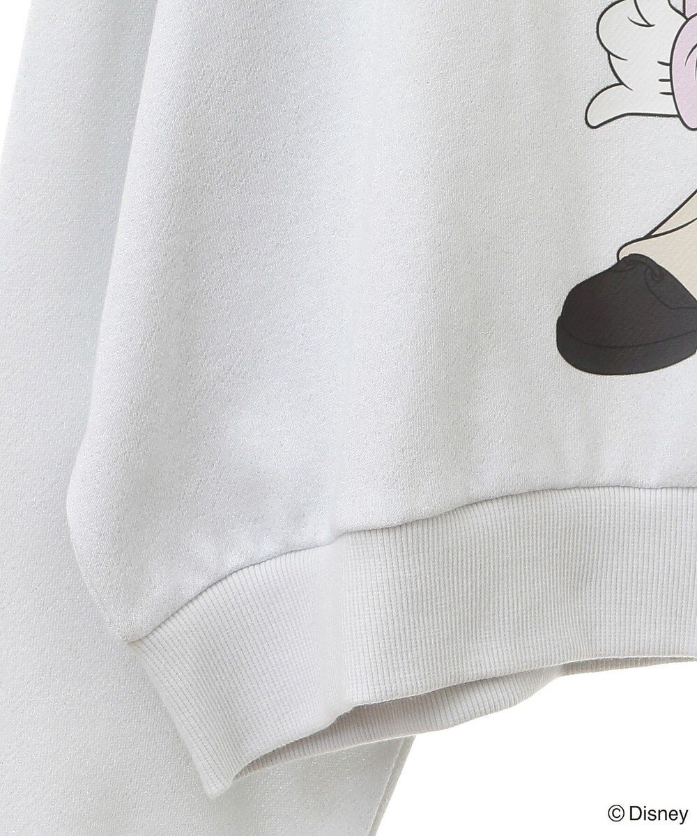 Green Parks ミッキー＆フレンズ／ラメ裏毛ショートプルオーバー 