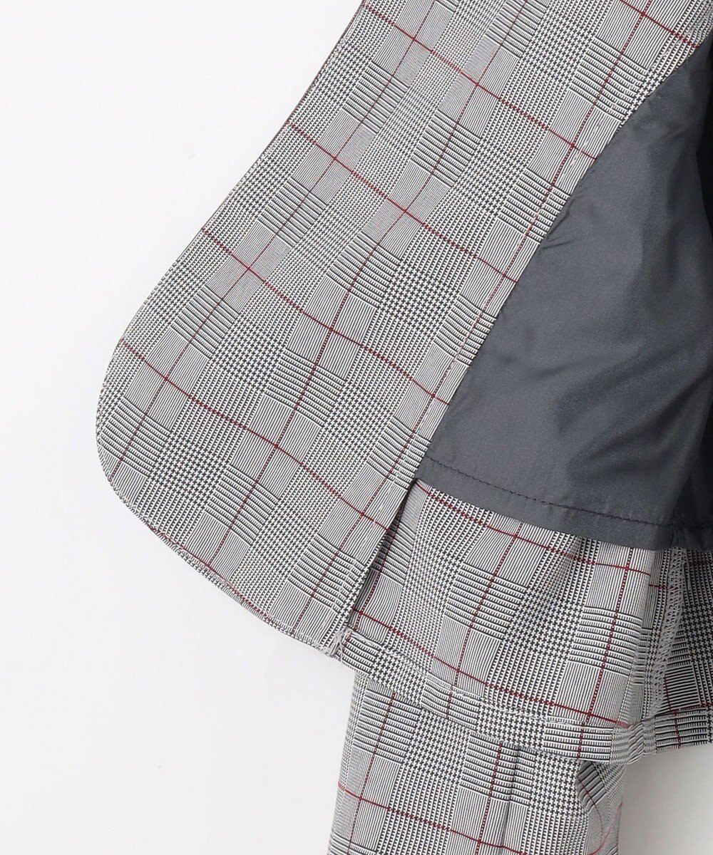 組曲 KIDS 【110-140㎝】グレンチェックジャケット＆プリーツワンピース セット 