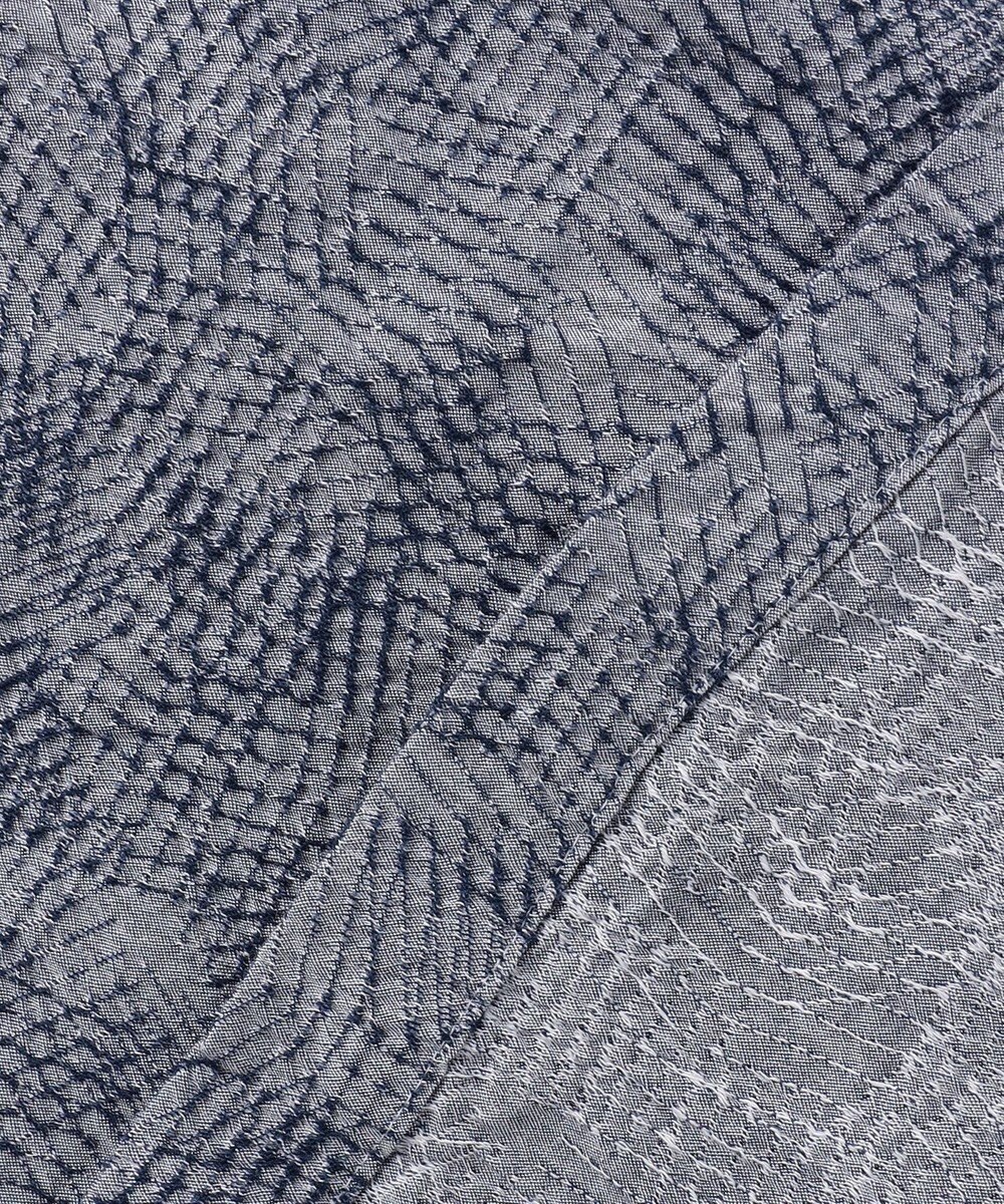 JOSEPH HOMME 【新型】アブストラクトジャガードストレッチ 　レギュラーカラー半袖シャツ 