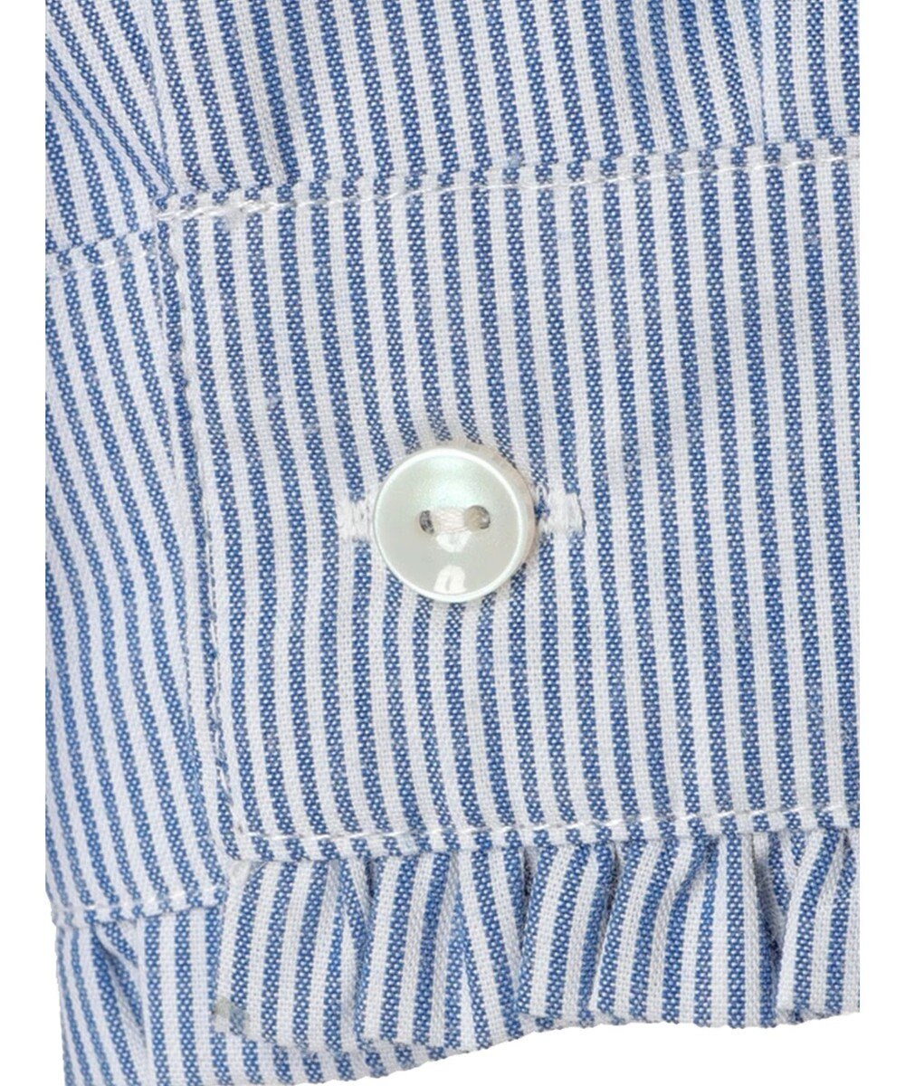 earth music&ecology スタンドフリルシャツ 