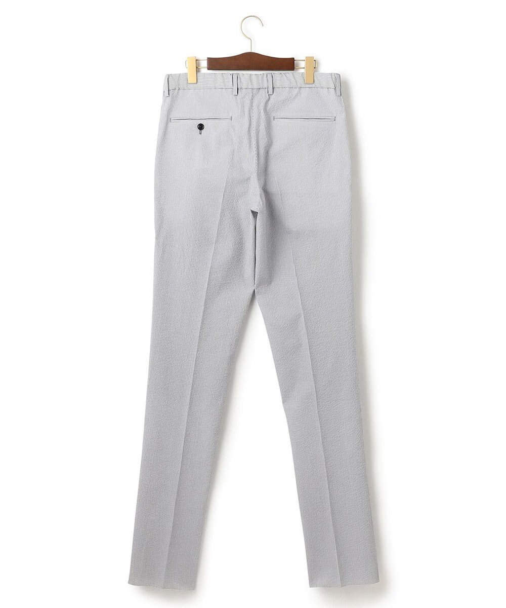 J.PRESS MEN 【J.PRESS PLUS】ポリエステルコットンリネンサッカー スラックス 