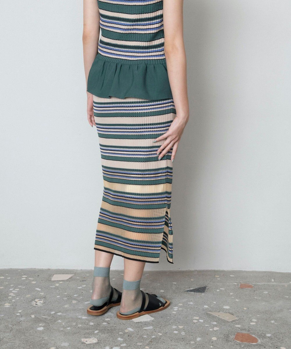 TRICOTE BORDER SKIRT／ボーダースカート 