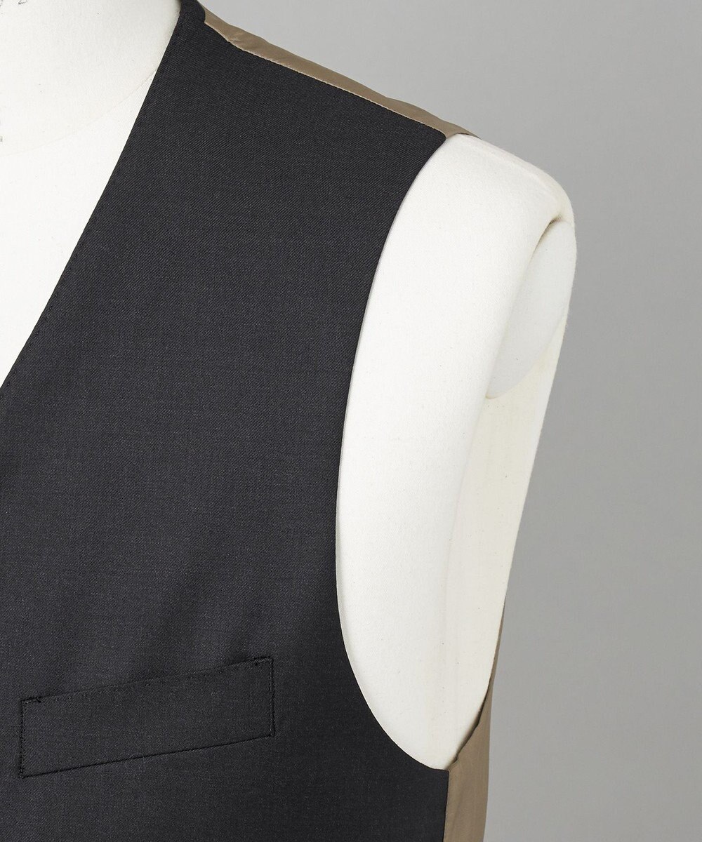 GOTAIRIKU シワになりにくい【御幸毛織/みゆきけおり】Superior160s  3ピーススーツ（グレー） 