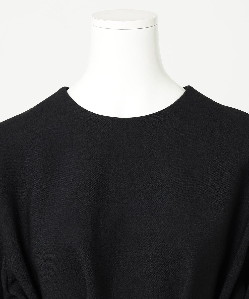 23区 L 【R(アール)】ウールダブルクロス ウエストリボンブラウス 