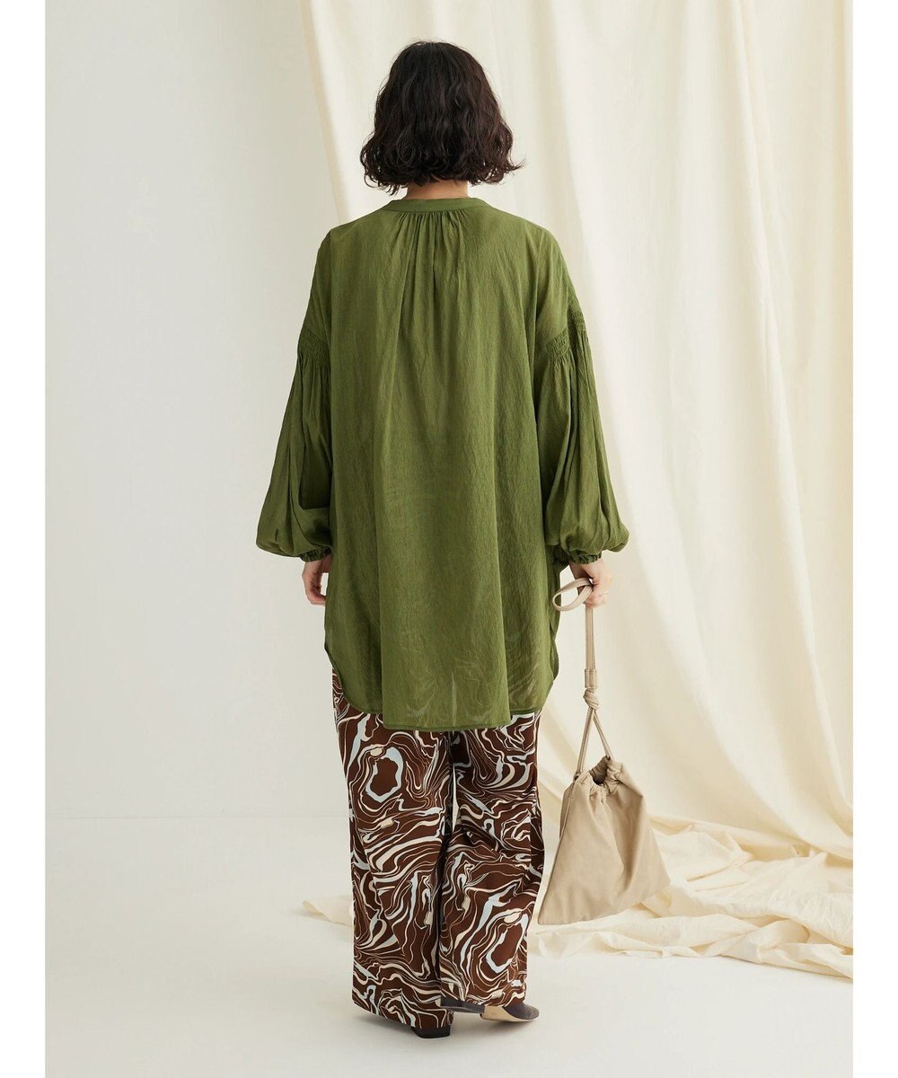 CRAFT STANDARD BOUTIQUE ウ゛ィンテージボイルソデシャーリングチュニック 