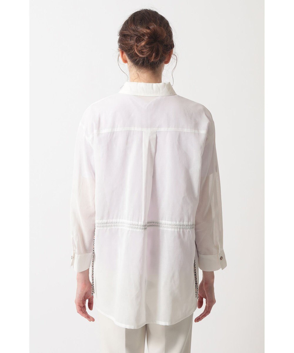 DAKS バックドローストリング コットンシャツ 