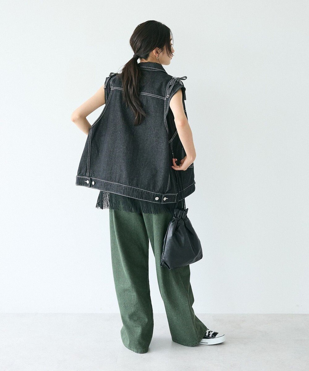 CRAFT STANDARD BOUTIQUE デニムリボンベスト 