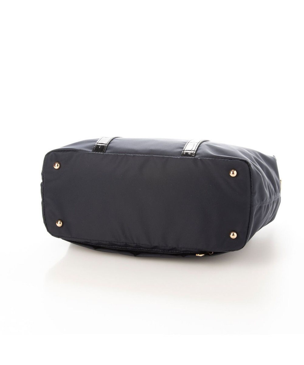 LA BAGAGERIE 【エコユース】ナイロン×型押しエナメル　2WAYミニトート 