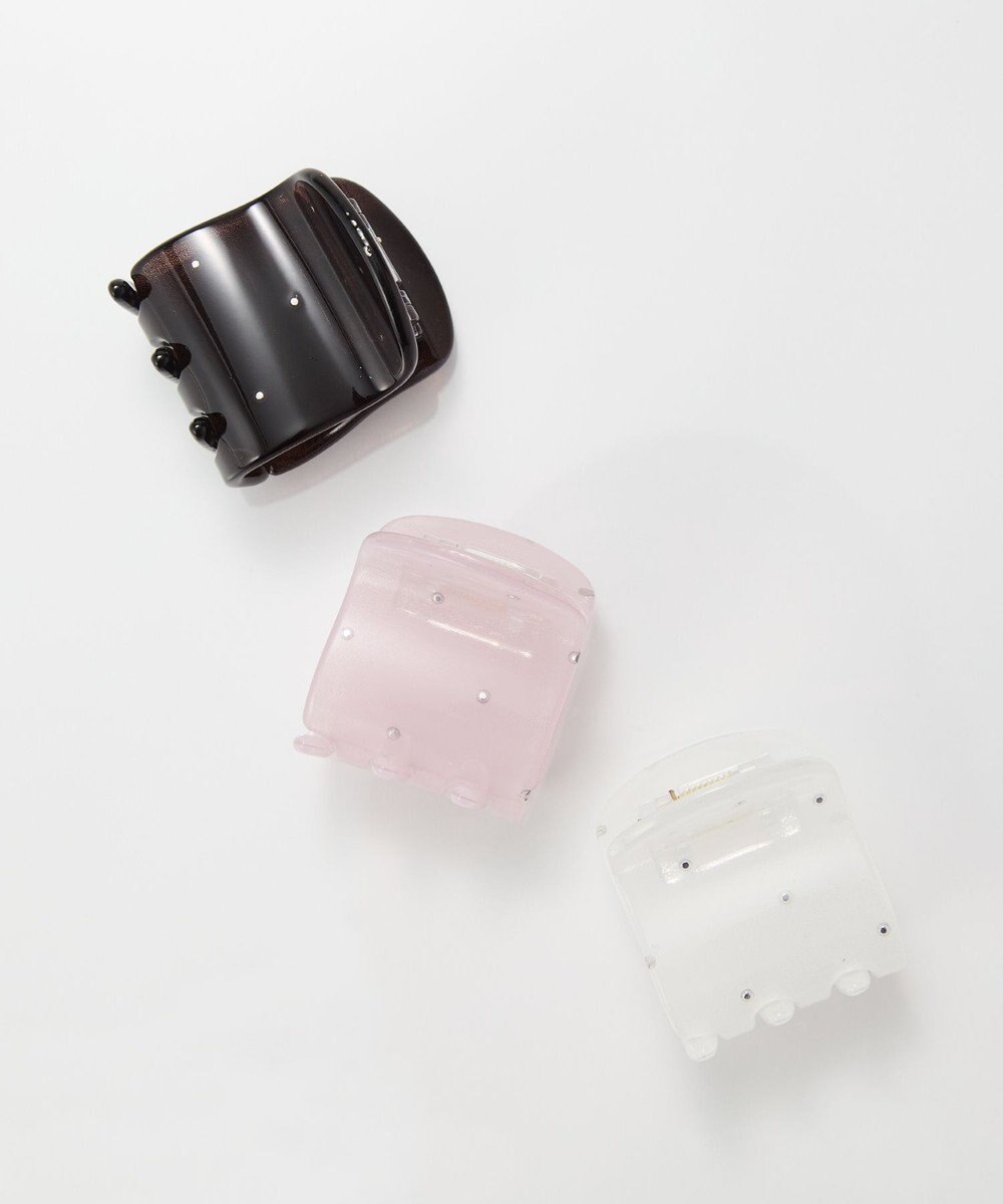 Phoebe ミルキースタッズミニバンスクリップ　ブラック 