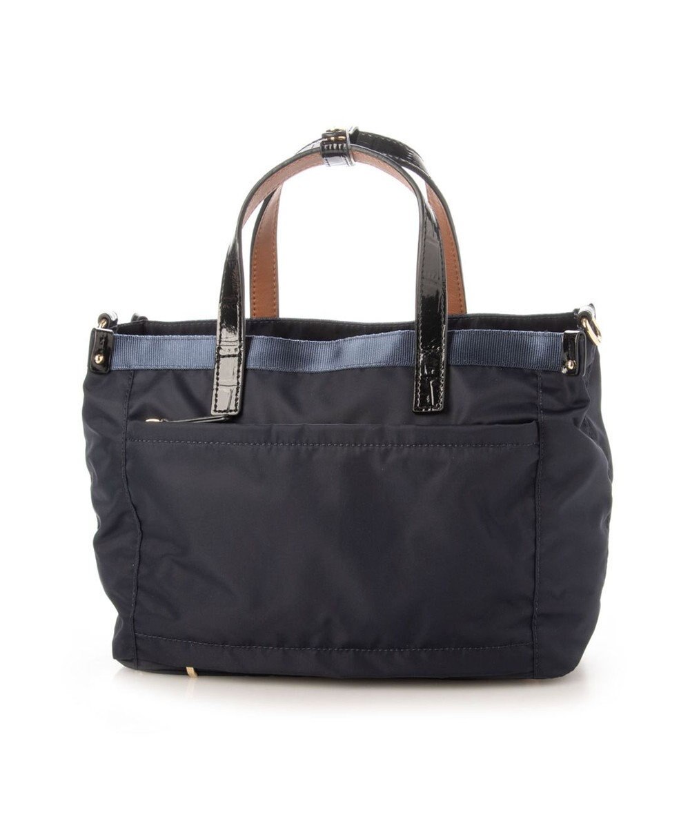 LA BAGAGERIE 【エコユース】ナイロン×型押しエナメル　2WAYミニトート 