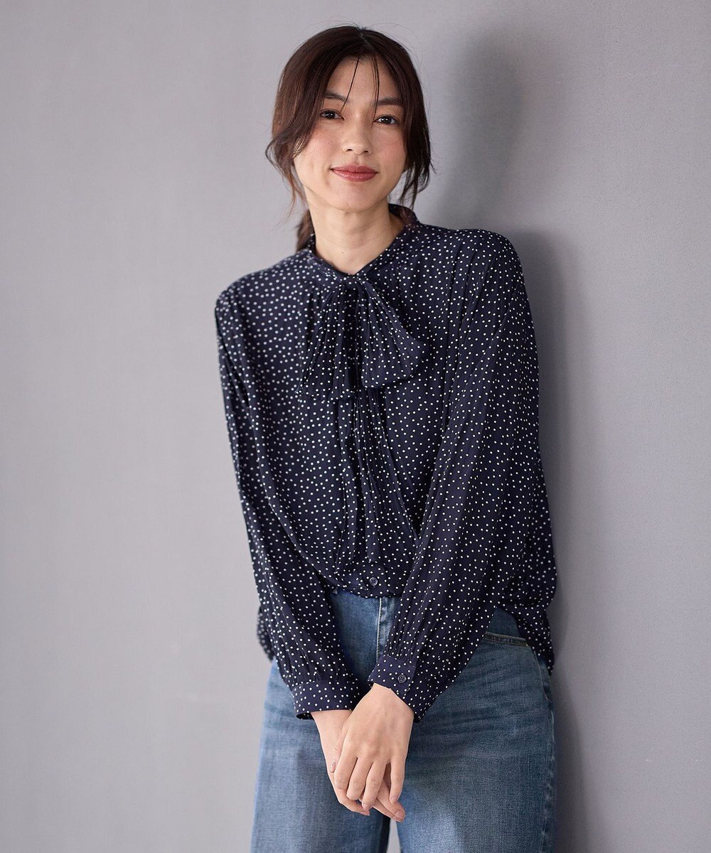 ANY 【洗濯機可】２ＷＡＹボウタイブラウス 