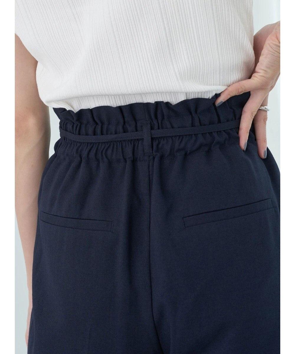 earth music&ecology リネンライクテーパードパンツ 