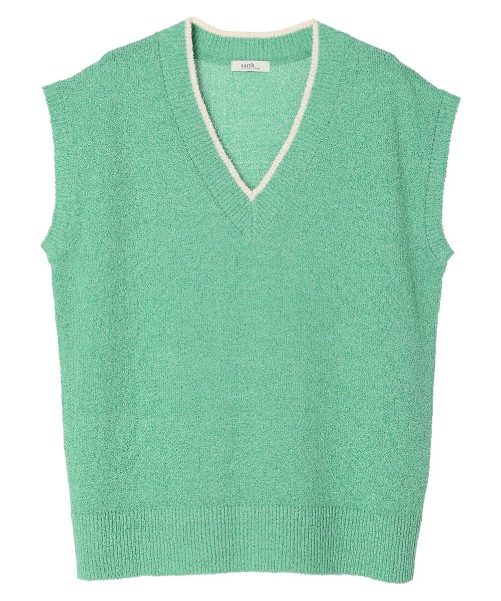 earth music&ecology ミニブークレＶネックベスト 