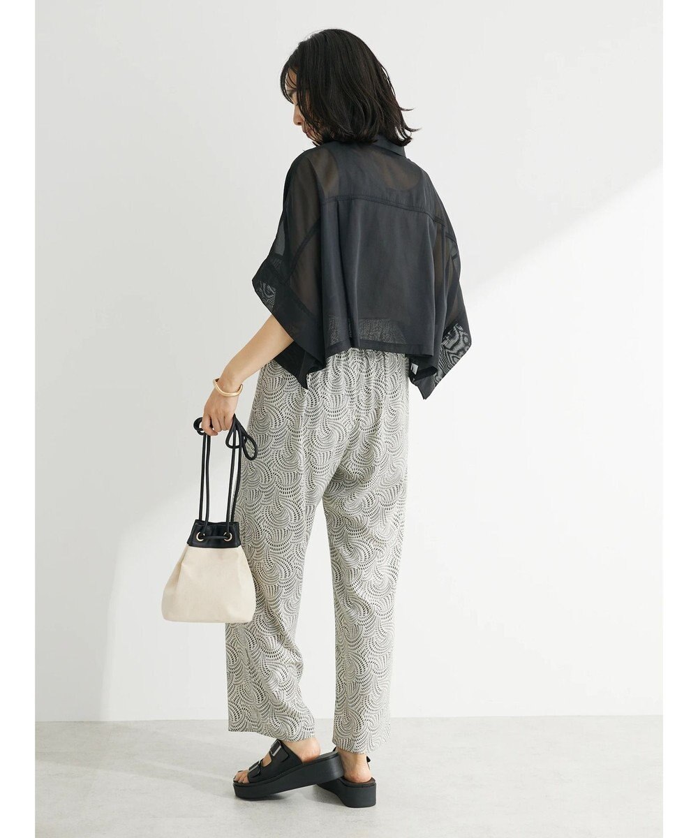 Green Parks ボタニカル柄イージーパンツ 