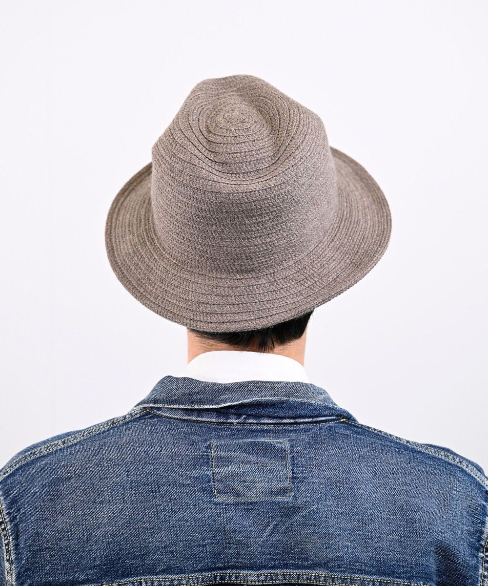 石田製帽 ウールニットブレード　中折れハット 