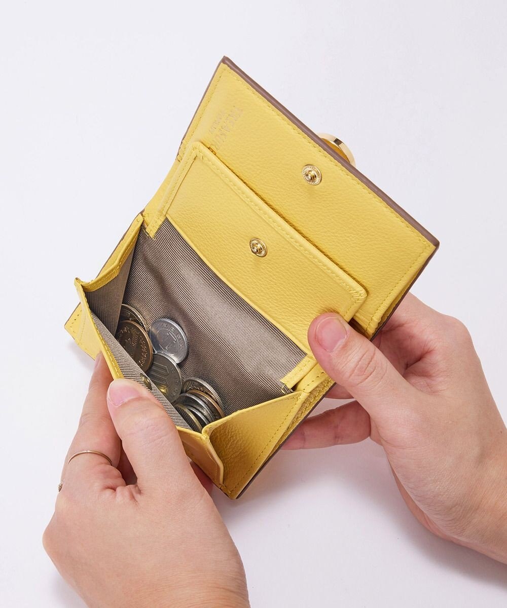 TOPKAPI 【TREASURE TOPKAPI】ソフトレザー ベルトデザイン 二つ折り財布 