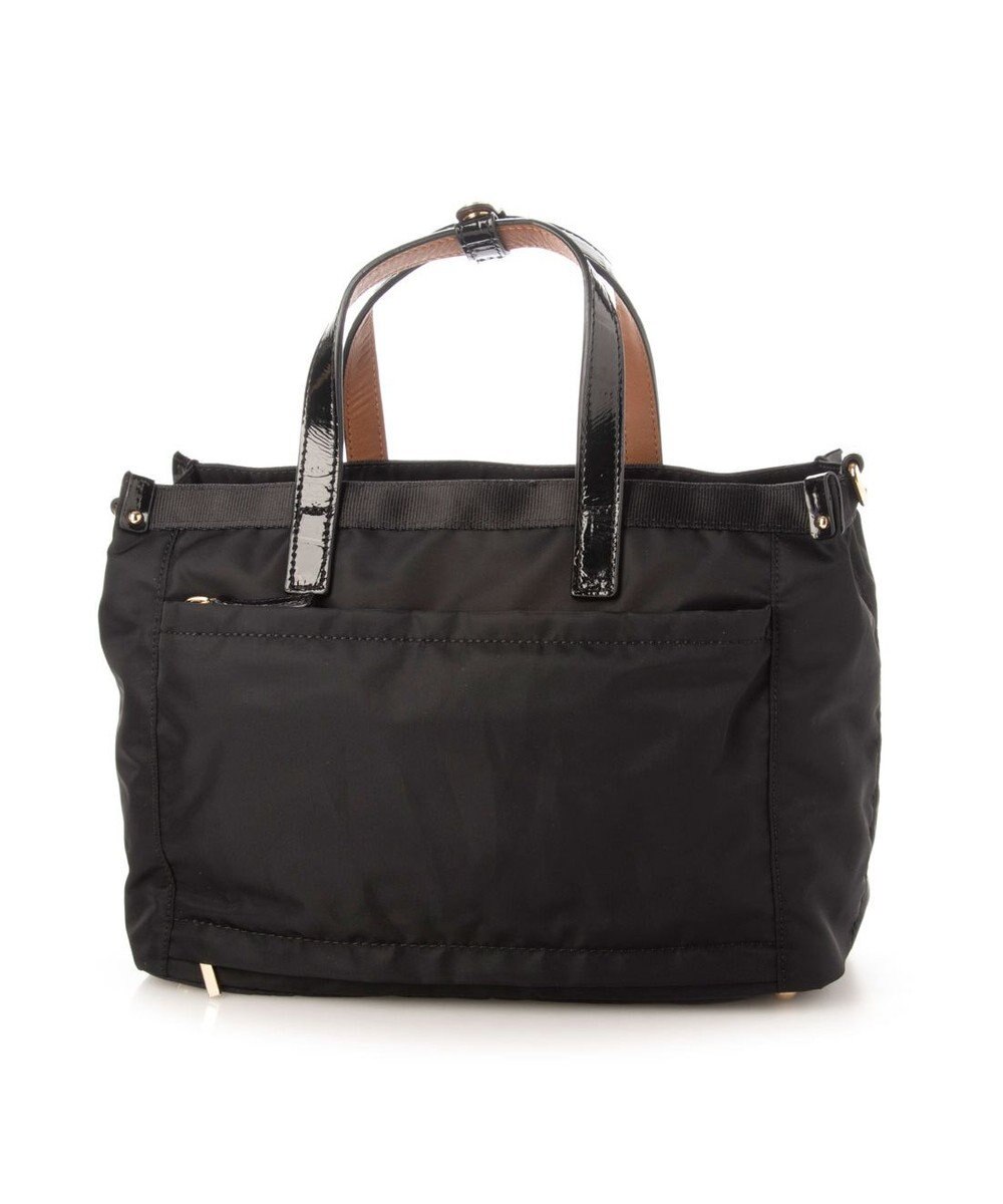 LA BAGAGERIE 【エコユース】ナイロン×型押しエナメル　2WAYミニトート 