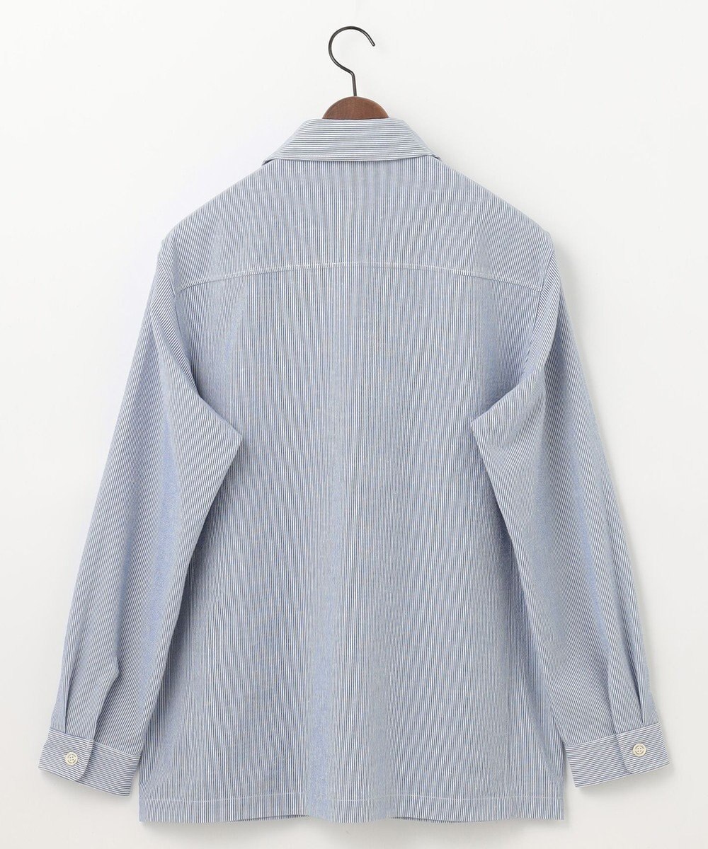 JOSEPH ABBOUD 【清涼・軽量・夏の軽羽織】クールサッカー ライトシャツ アウター 