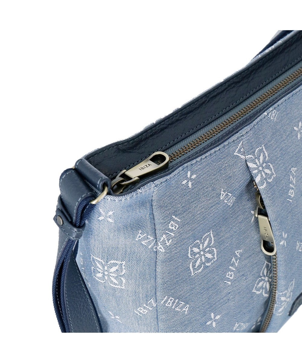 IBIZA アスール　ロゴデニム　ショルダーバッグ 